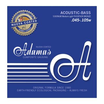 Preview van Adamas 5300NU-M 4string ACOUSTIC BASS NUOVA COATED