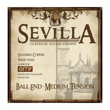 Preview van Cleartone 8442 Sevilla Classical - Coated - Medium tension - ball-end