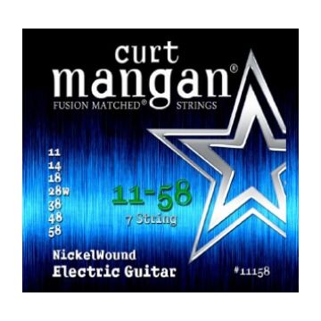 Preview van Curt Mangan 11158 11-58 Drop Tuning Nickel Wound