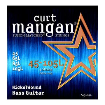 Preview van Curt Mangan 45105L extra Long Scale 45-105 medium Nickel Wound
