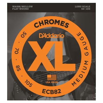 Preview van D&#039;Addario ECB82 Chromes Flat Wound