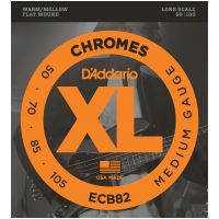 Thumbnail van D&#039;Addario ECB82 Chromes Flat Wound