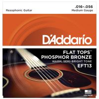 Thumbnail van D&#039;Addario EFT13 Flat tops Medium semi-flattened phosphor bronze