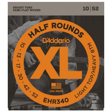Preview van D&#039;Addario EHR340 EHR stainless steel halfround Light/Heavy