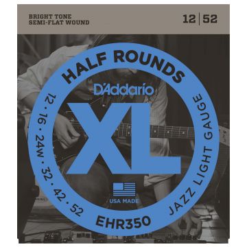 Preview van D&#039;Addario EHR350 EHR stainless steel halfround Jazz Light