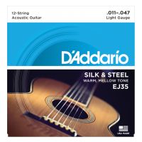 Thumbnail van D&#039;Addario EJ35 Silk &amp; Steel 12-String Folk, 11-47
