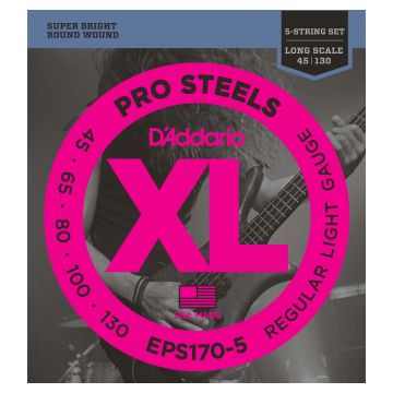 Preview van D&#039;Addario EPS170-5 XL ProSteels Extra Super Light