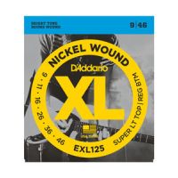 Thumbnail van D&#039;Addario EXL125-10P 10 pack Nickel Wound, Super Light Top/ Regular Bottom, 9-46