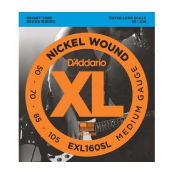 Preview van D&#039;Addario EXL160-SL (Super Long) XL nickelplated steel