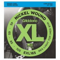 Thumbnail van D&#039;Addario EXL165 Long scale XL nickelplated steel