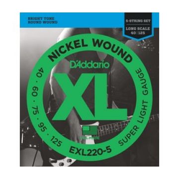 Preview van D&#039;Addario EXL220-5 XL nickelplated steel