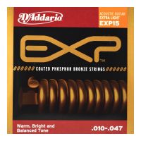 Thumbnail van D&#039;Addario EXP15  Extra Light Coated phosphor bronze Classic