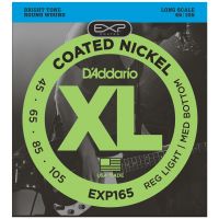 Thumbnail van D&#039;Addario EXP165 Coated Nickel Wound Bass, Light Top/Medium Bottom, 45-105, Long Scale