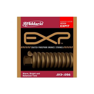 Preview van D'Addario EXP17 Medium Coated phosphor bronze classic