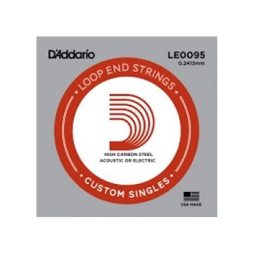Preview van D&#039;Addario LE0095 Plain steel Loop-end Electric or Acoustic