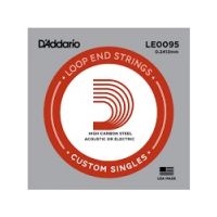 Thumbnail van D&#039;Addario LE0095 Plain steel Loop-end Electric or Acoustic