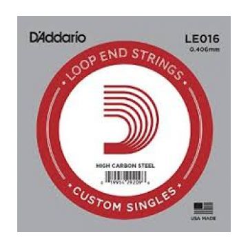 Preview van D&#039;Addario LE016 Plain steel Loop-end Electric or Acoustic
