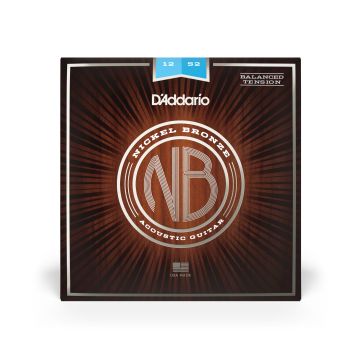 Preview van D&#039;Addario NB1252 Nickel Bronze Acoustic 12-52 Light Balanced Tension