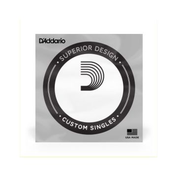 Preview van D'Addario NHR065 Half Round Bass Guitar Single String, Long Scale, .065