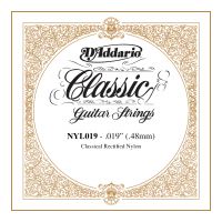 Thumbnail van D&#039;Addario NYL019 Rectified Nylon Classical Guitar Single String .019