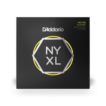 Preview van D&#039;Addario NYXL45130MS 45-130 Regular Light 5-String, Multiscale