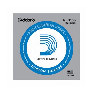 Preview van D&#039;Addario PL0135 Plain steel Electric or Acoustic