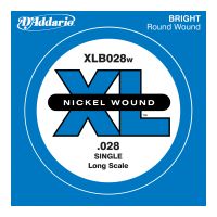 Thumbnail van D&#039;Addario XLB028W Nickel Wound Long scale