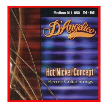 Preview van D&#039;Angelico N-M Hot Nickel Concept Medium 011/050&quot;