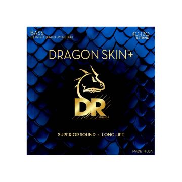 Preview van DR Strings DBQ5-40 Dragon Skin+&trade; Quantum-Nickel alloy Light 5 string