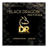 Thumbnail van DR Strings DBSMB6-30  BLACK DRAGON&trade;Multiscale 6-String  Medium