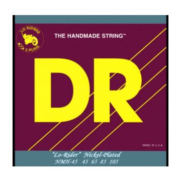 Preview van DR Strings NMH-45 Lo-Riders Medium  Nickel plated