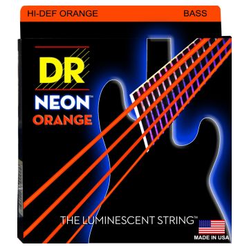 Preview van DR Strings NOB-45 Neon HiDef Orange Medium