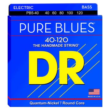 Preview van DR Strings PB5-40 Pure blues Quantum-Nickel alloy Light