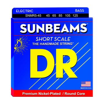 Preview van DR Strings SNMR5-45 SunBeam Medium 5&#039;s Shortscale