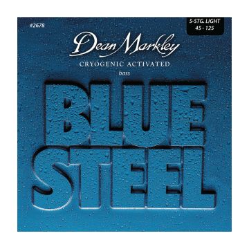 Preview van Dean Markley 2678 Blue steel bass strings Light 5 String 45-125