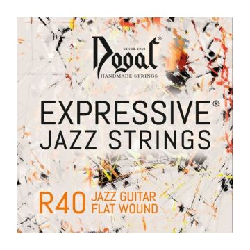Preview van Dogal R40D Vintage Jazz flat wound 012‐052