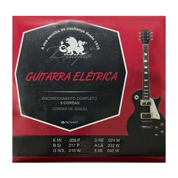 Preview van Drag&atilde;o D053 Guitarra el&eacute;ctrica 6 string nickelplated Light Wound 3rd