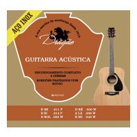 Thumbnail van Drag&atilde;o D077 Guitarra Acustica  11-46 Stainless, silverplated  ball-end