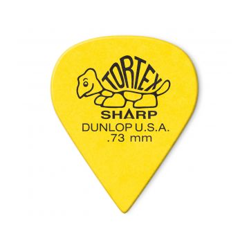 Preview van Dunlop 412R.73 Tortex Sharp Yellow 0.73mm