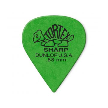 Preview van Dunlop 412R.88 Tortex Sharp Green 0.88mm