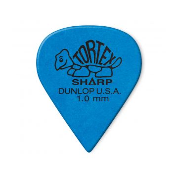Preview van Dunlop 412R1.0 Tortex Sharp Blue 1.0mm