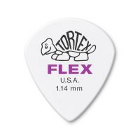 Thumbnail van Dunlop 468R114 Tortex&reg; Flex&trade; Jazz III Pick 1.14mm