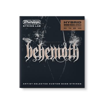 Preview van Dunlop BEHYN50105  BEHEMOTH HYBRID WOUND NICKEL BASS STRINGS 50-105