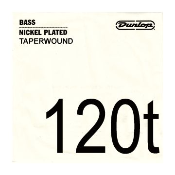 Preview van Dunlop DBN120T STANDARD SERIES NICKEL WOUND Bass Strings Single .120 Tapered