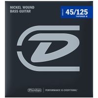 Thumbnail van Dunlop DBN45125T STANDARD SERIES NICKEL WOUND TAPERED BASS STRINGS 45-125 | 5-STRING