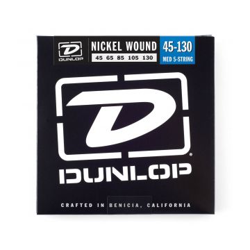 Preview van Dunlop DBN45130 Medium 5 (130) Nickel Plated