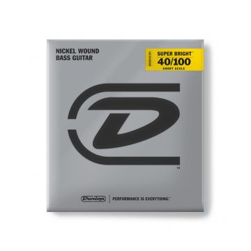 Preview van Dunlop DBSBN40100S Short scale Light Super Bright Nickel