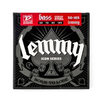 Thumbnail van Dunlop LKS50105 4 String Custom Medium Lemmy Stainless steel