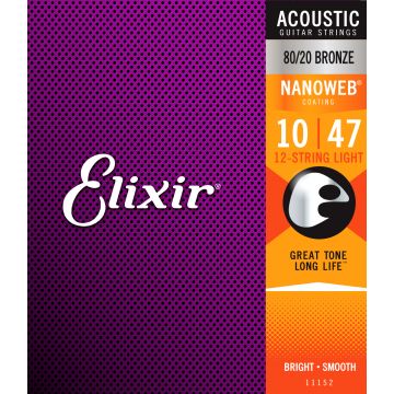 Preview van Elixir 11152 Nanoweb 12-String Light