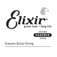 Thumbnail van Elixir 14122 nanoweb 022 wound Acoustic guitar phosphor bronze